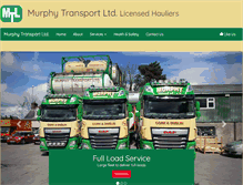 Tablet Screenshot of murphytransport.ie